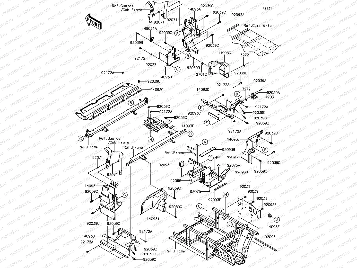 Frame Fittings(Rear)