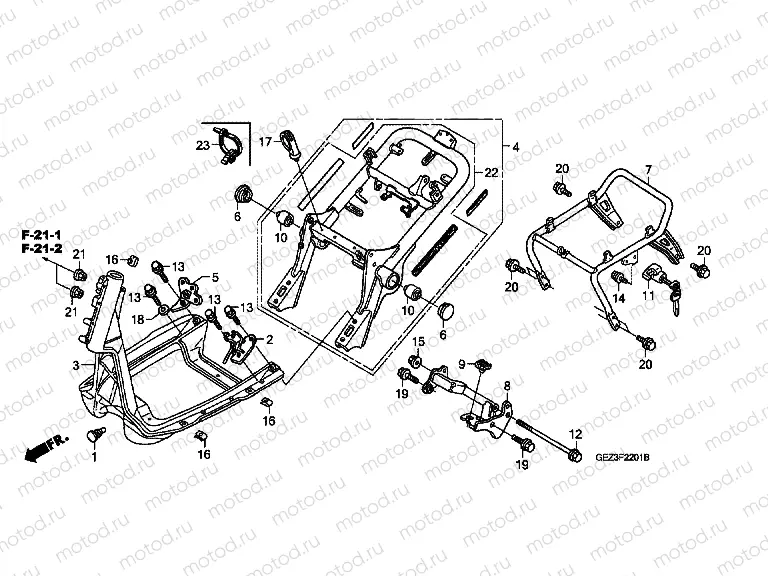 FRAME FRAME F-22-1 (NPS505 / 6/8/9)