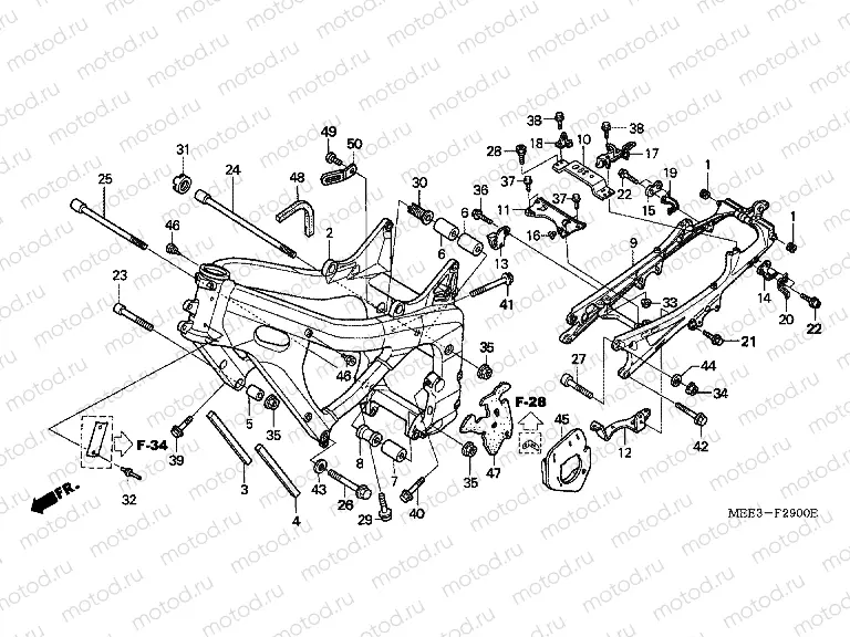 FRAME FRAME F-29 (CBR600RR3 / 4)