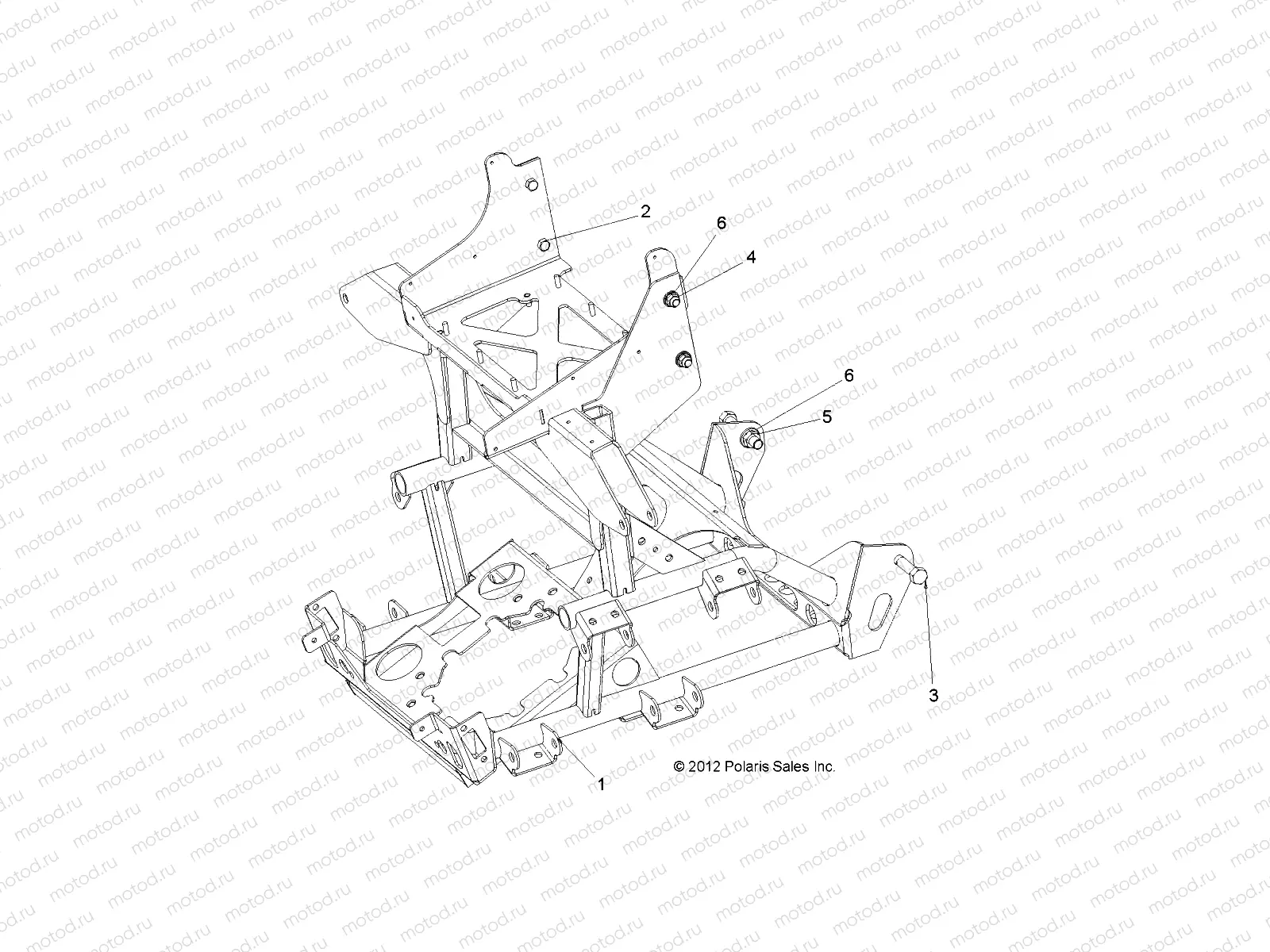 FRAME | FRAME, FRONT SUPPORT - L14G2/4/6 ALL OPTIONS (49GEMOPTIONS13SUPPORT)