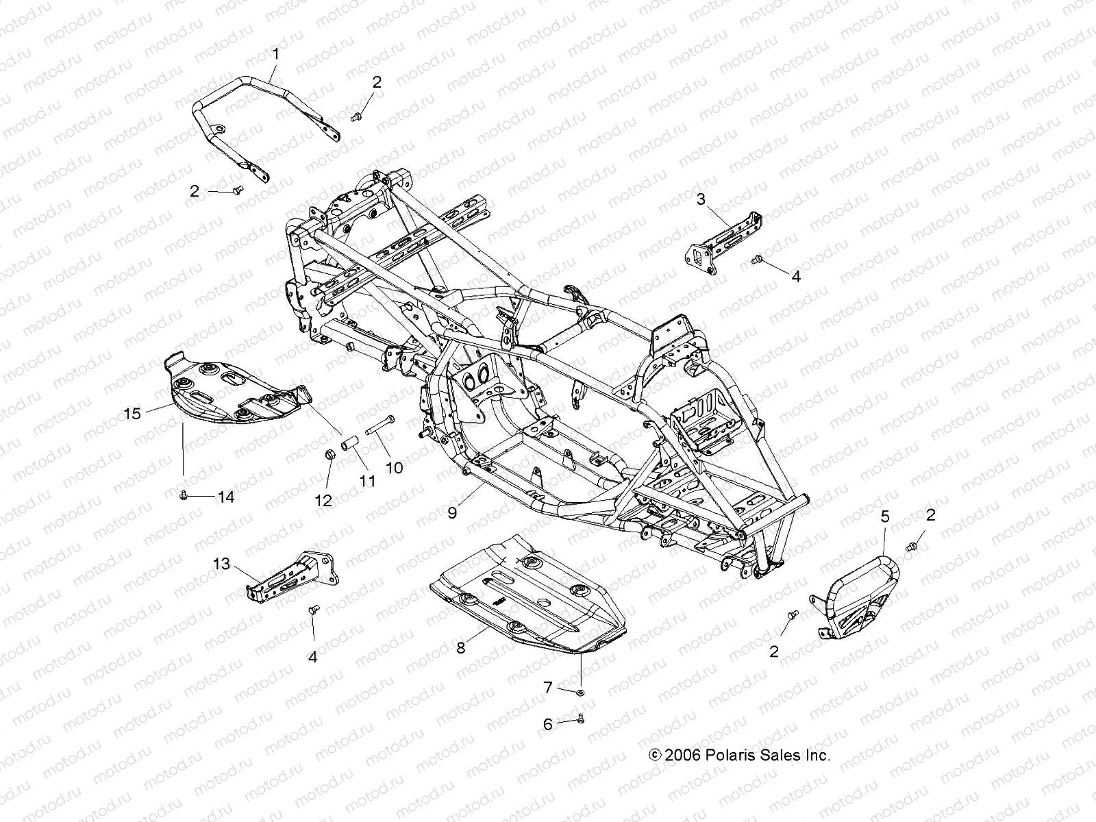 FRAME | FRAME, MAIN - A07GP52AA/AB (49ATVFRAME07OUT525)