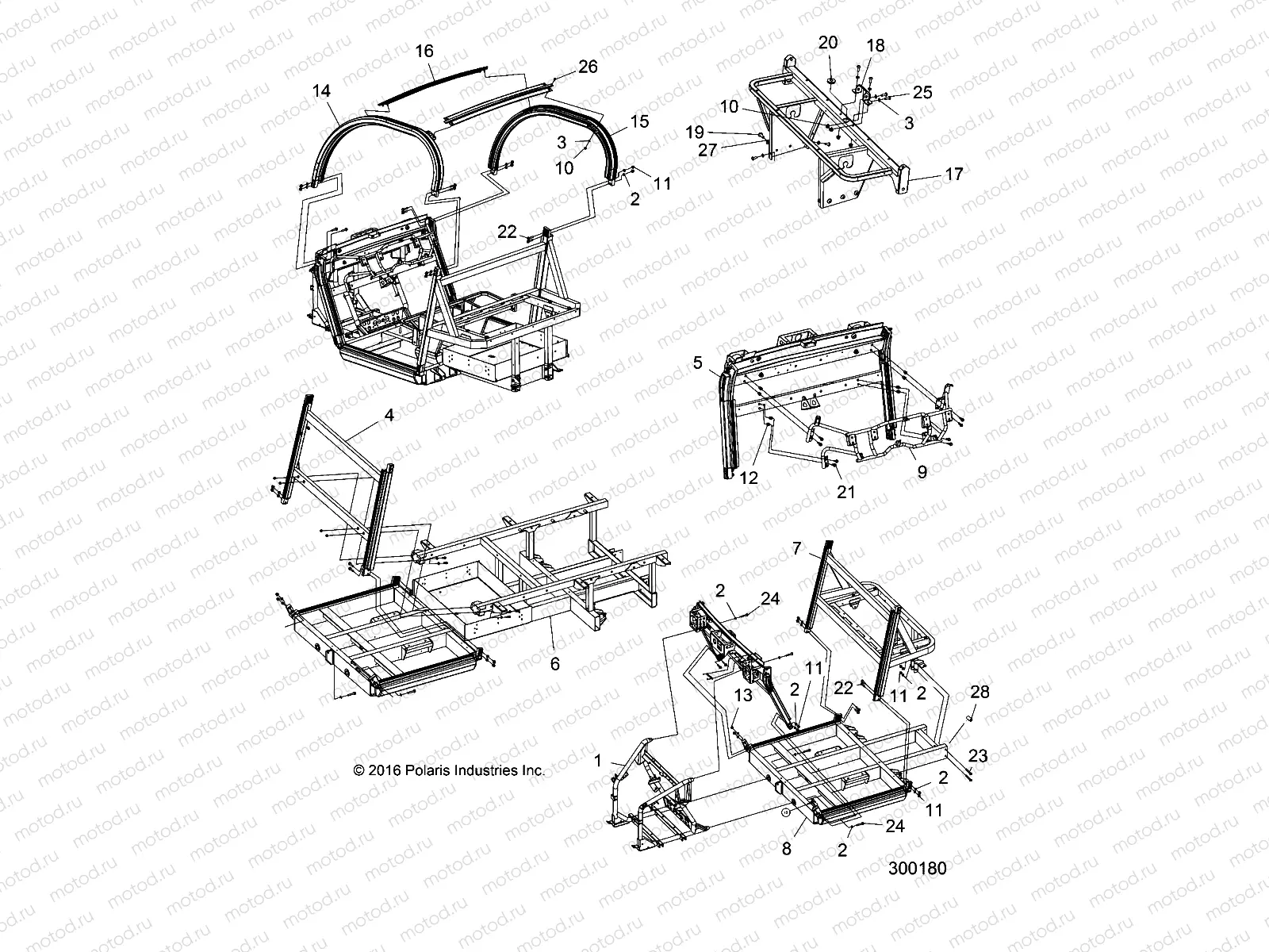 FRAME | FRAME, MAIN FRAME - L18G2/4/6 ALL OPTIONS