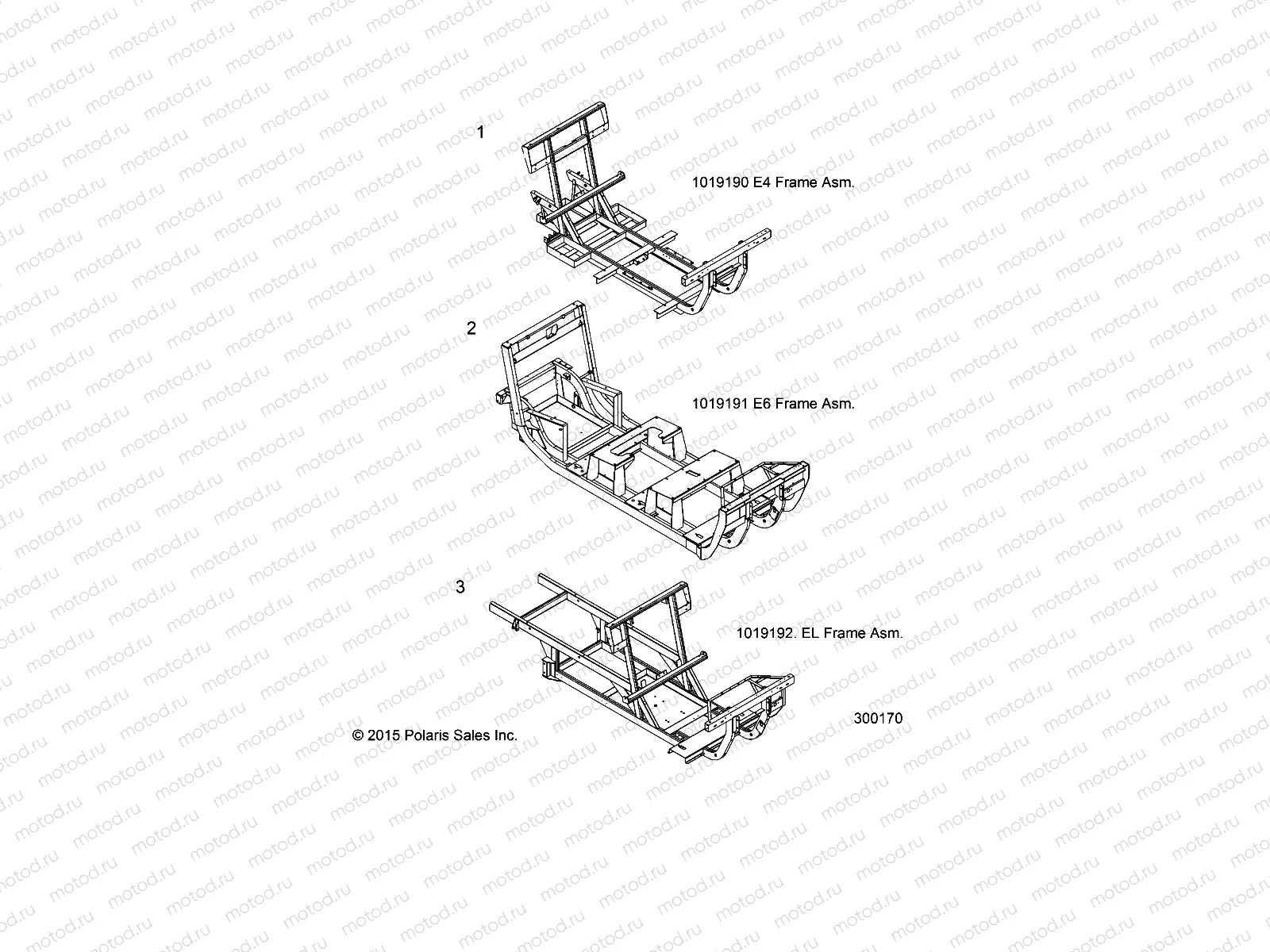 FRAME | FRAME, MAIN FRAMES - L16G2D/4/6 ALL OPTIONS (300170)