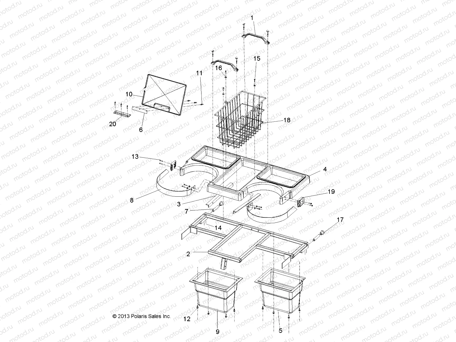FRAME | FRAME, OPTIONS, UPPER FRAME LINKSBACK - L16G6A (49GEMOPTIONS13LINKS)