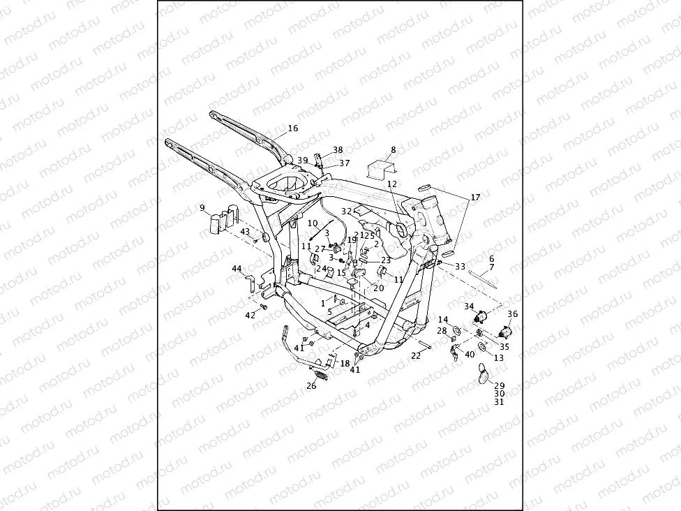 FRAME & JIFFY STAND (1 OF 2)