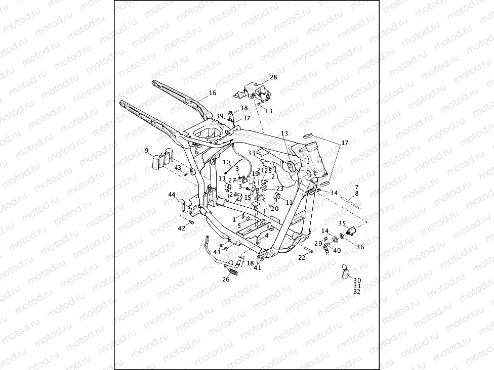FRAME & JIFFY STAND (1 OF 2)