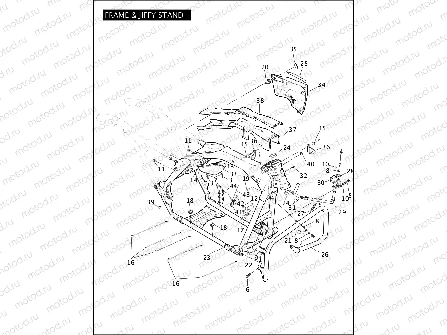 FRAME & JIFFY STAND (2 OF 2)