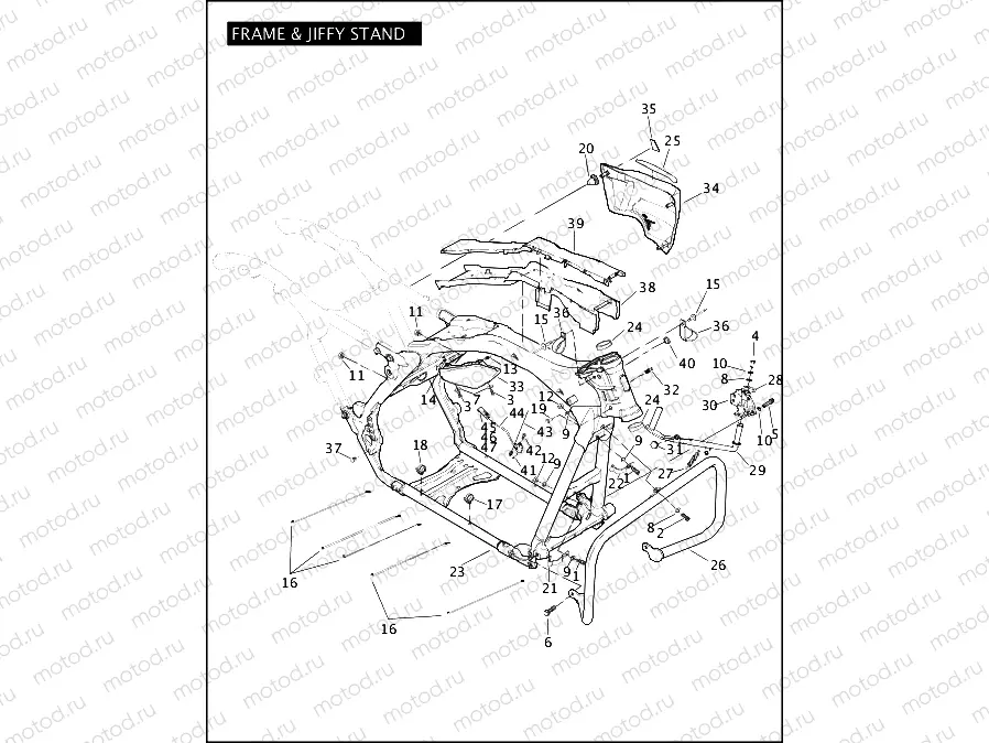 FRAME & JIFFY STAND (2 OF 2)
