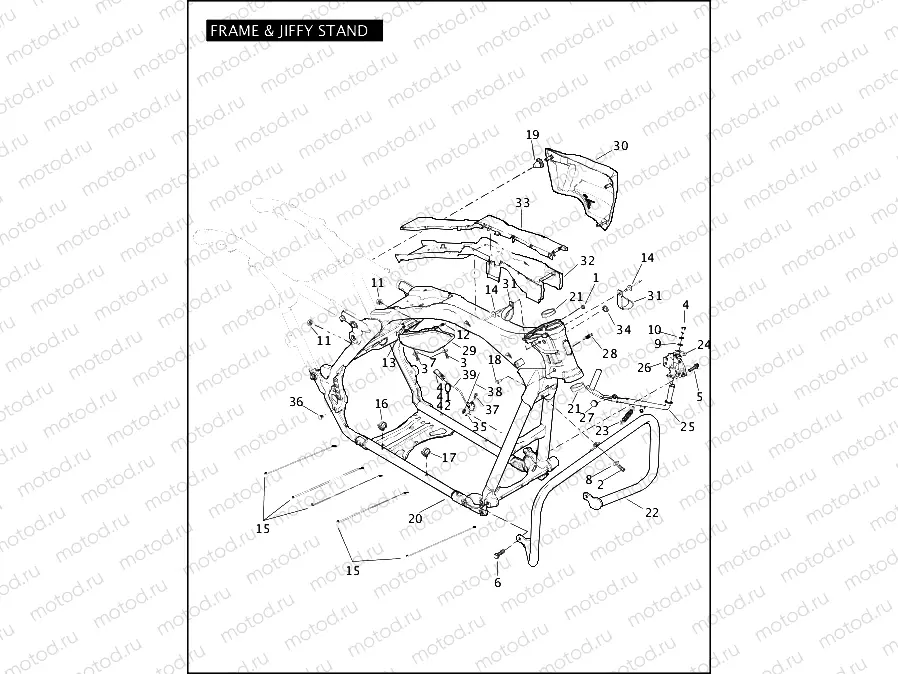 FRAME & JIFFY STAND (2 OF 2)