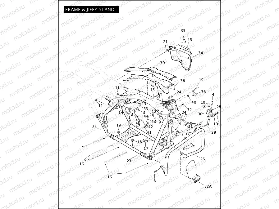 FRAME & JIFFY STAND (2 OF 2)