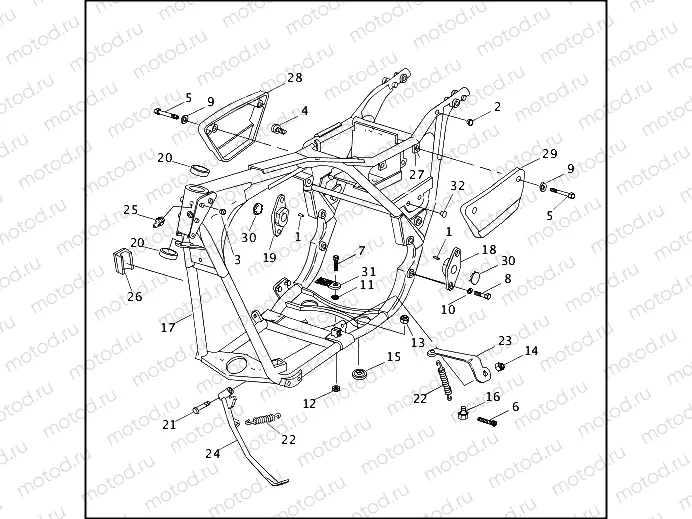 FRAME & JIFFY STAND