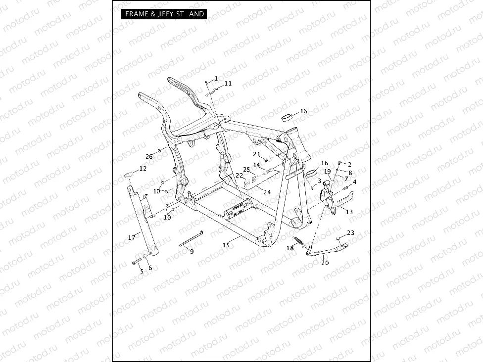 FRAME & JIFFY STAND