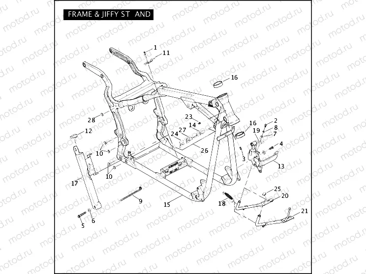 FRAME & JIFFY STAND