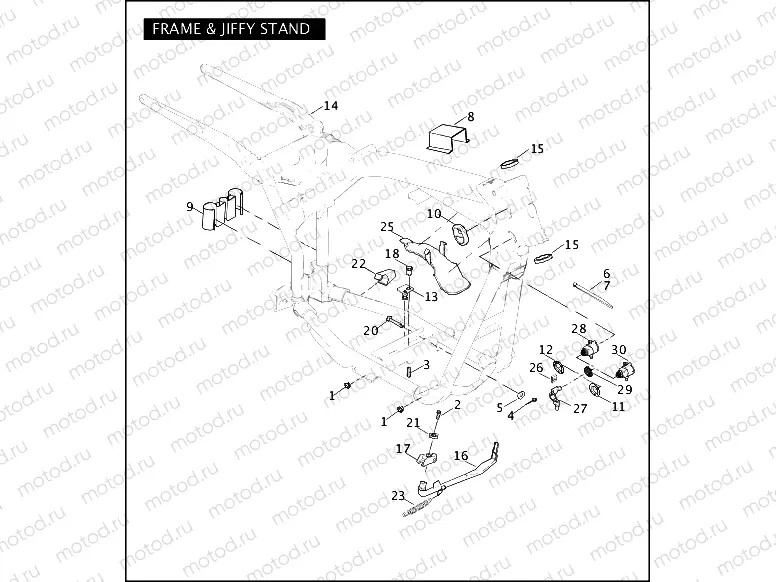 FRAME & JIFFY STAND