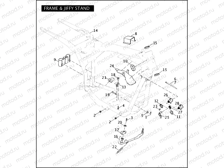 FRAME & JIFFY STAND