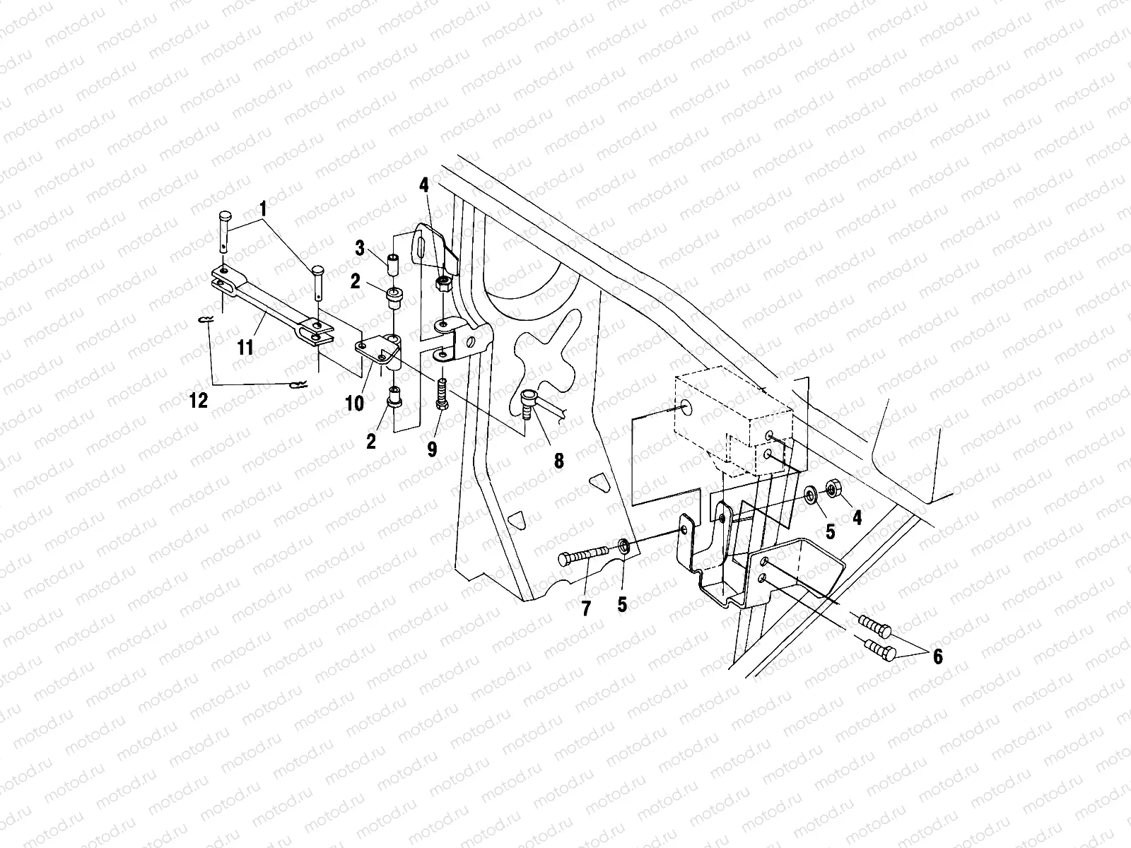 FRAME MOUNTING - A00CH33AB (4957715771C001) | FRAME MOUNTING - A00CH33AB (4957715771C001)