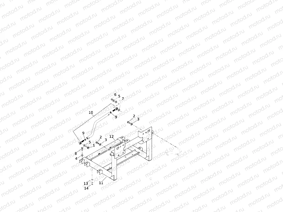 FRAME, REAR