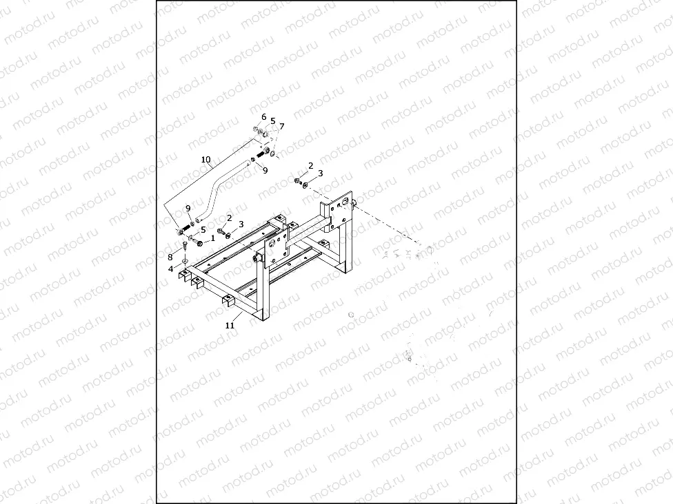 FRAME, REAR