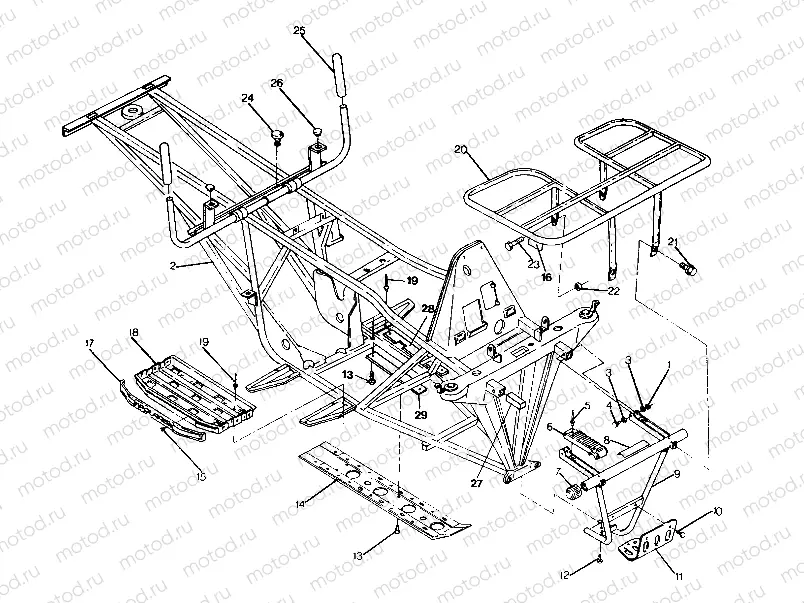 FRAME w/RACKS ASSEMBLY 250 4x6 / W928627 (4922902290003A) | FRAME w/RACKS ASSEMBLY 250 4x6 / W928627 (4922902290003A)