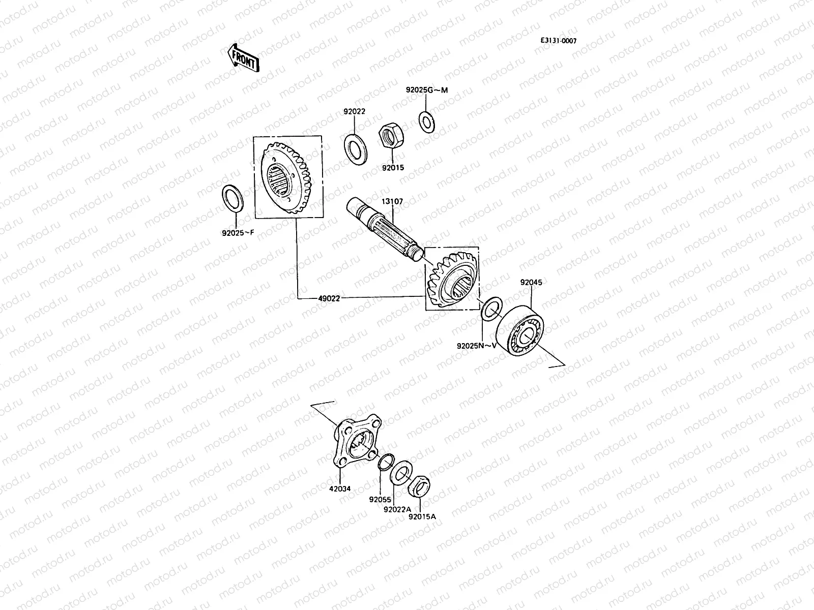 Front Bevel Gear
