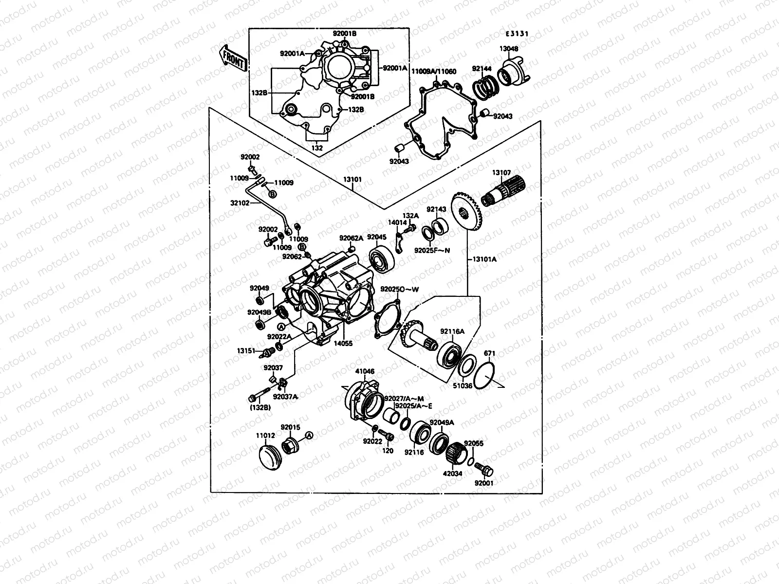 Front Bevel Gear