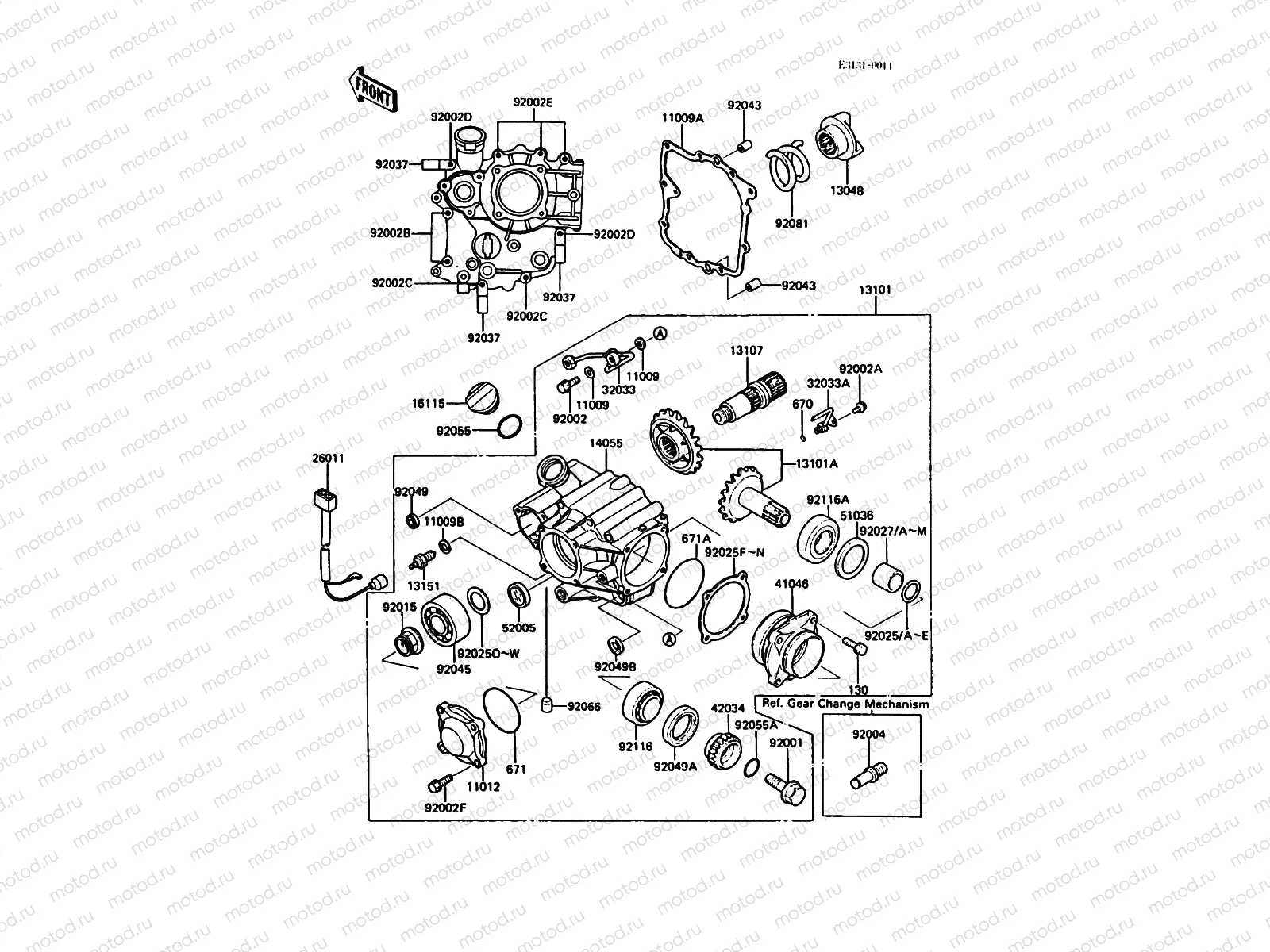 Front Bevel Gear
