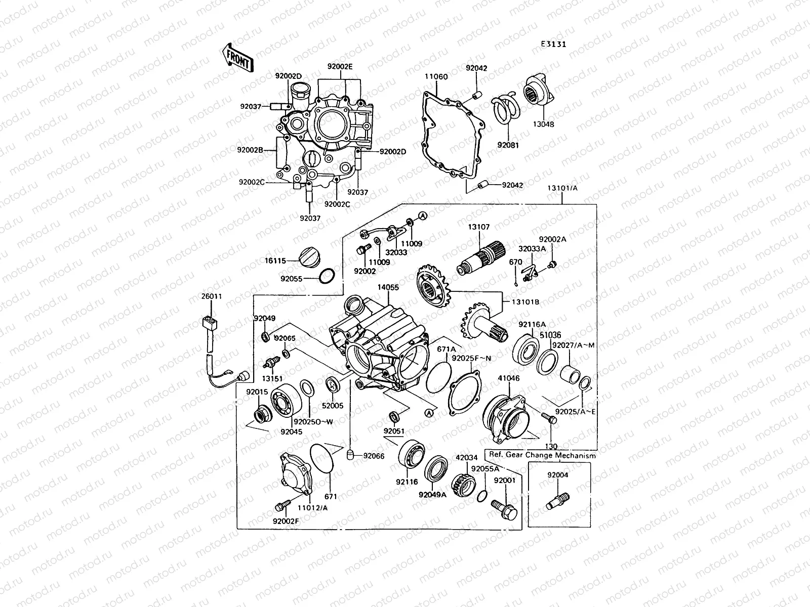 Front Bevel Gear