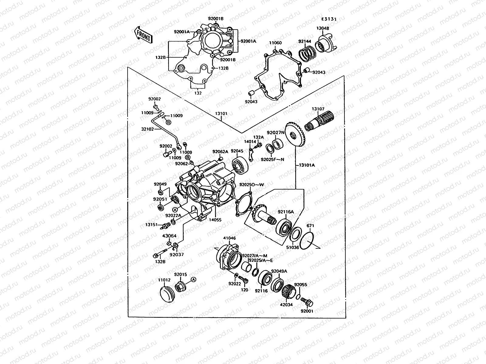 Front Bevel Gear