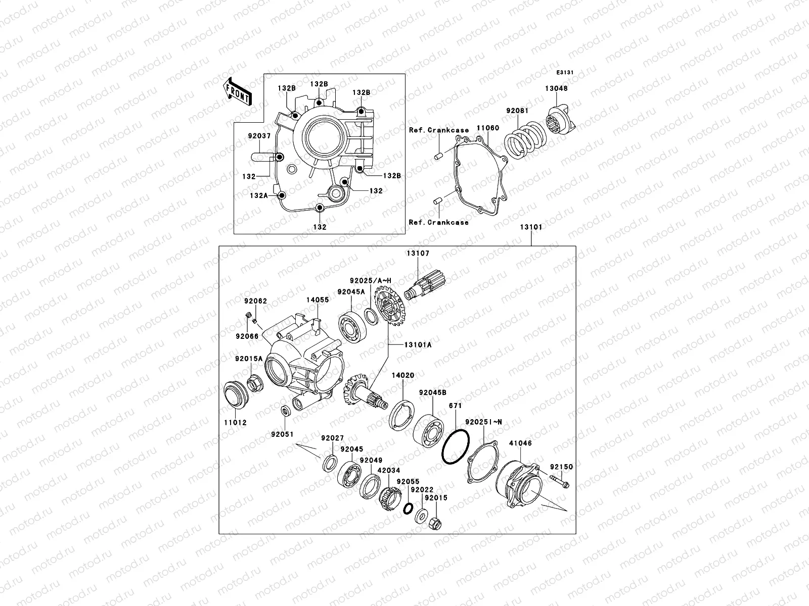 Front Bevel Gear