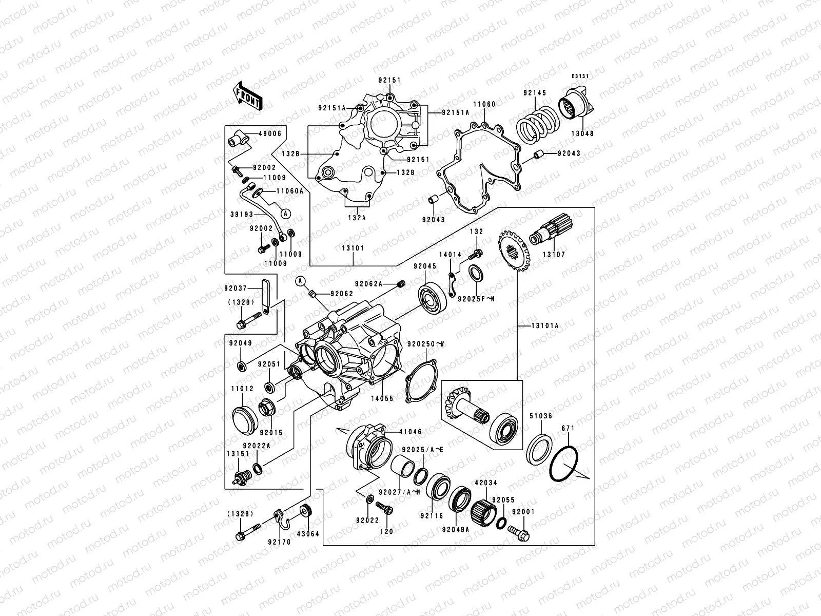 Front Bevel Gear