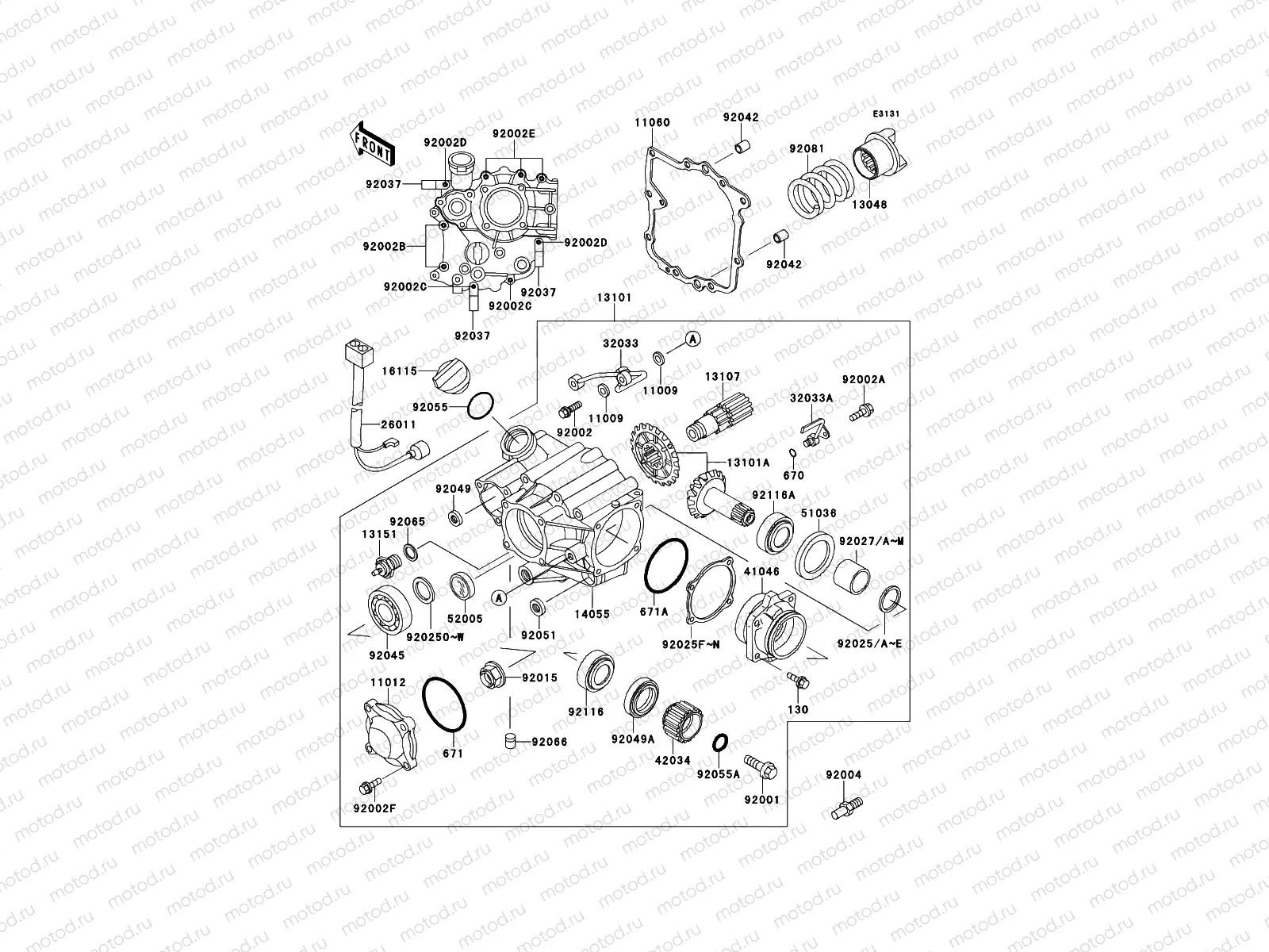 Front Bevel Gear