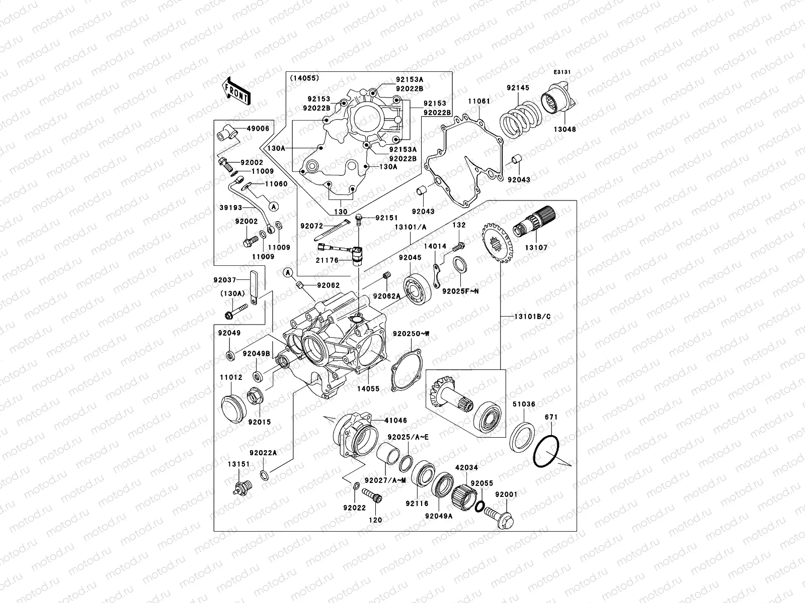 Front Bevel Gear