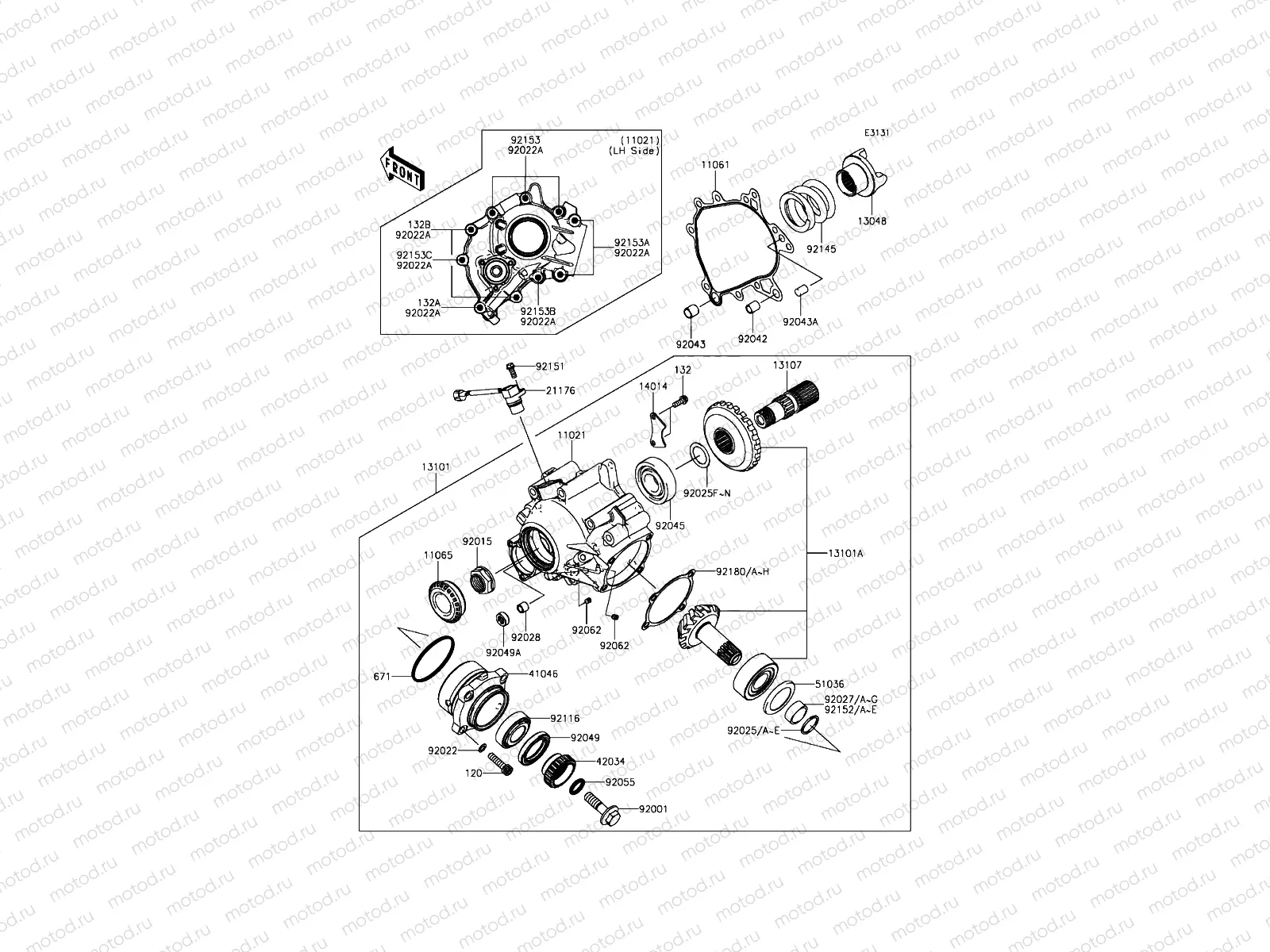 Front Bevel Gear