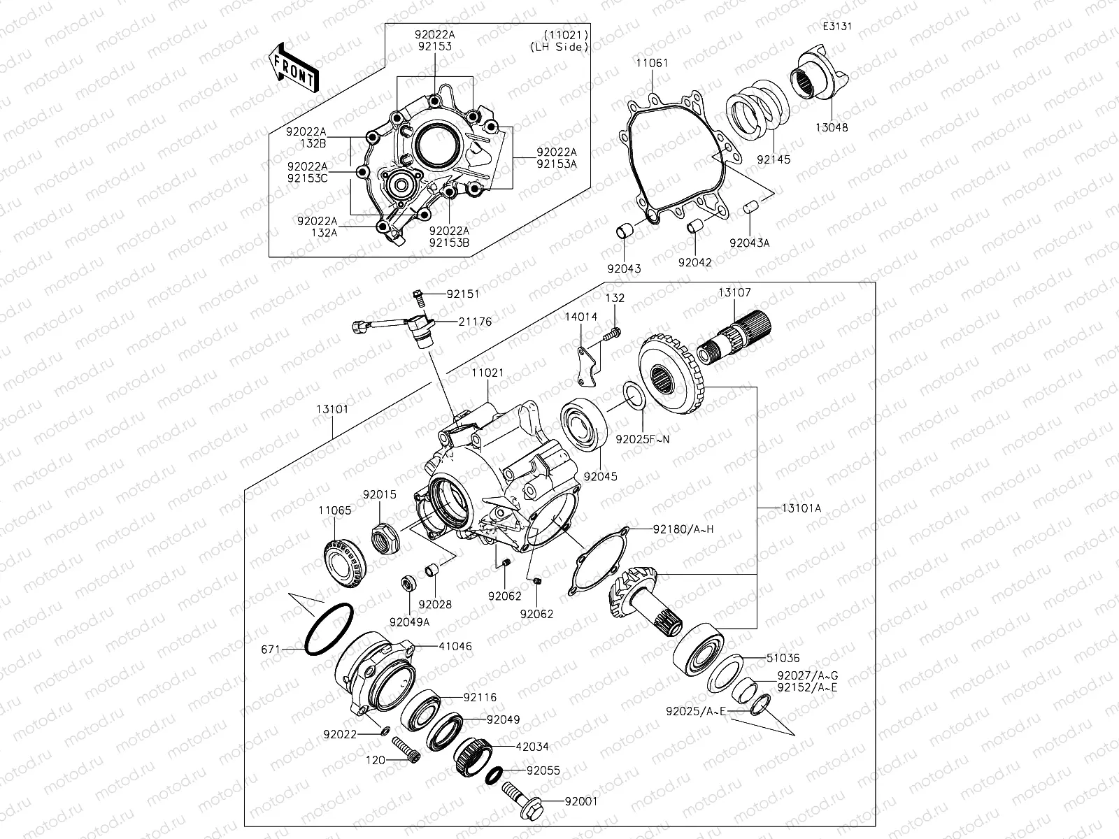 Front Bevel Gear