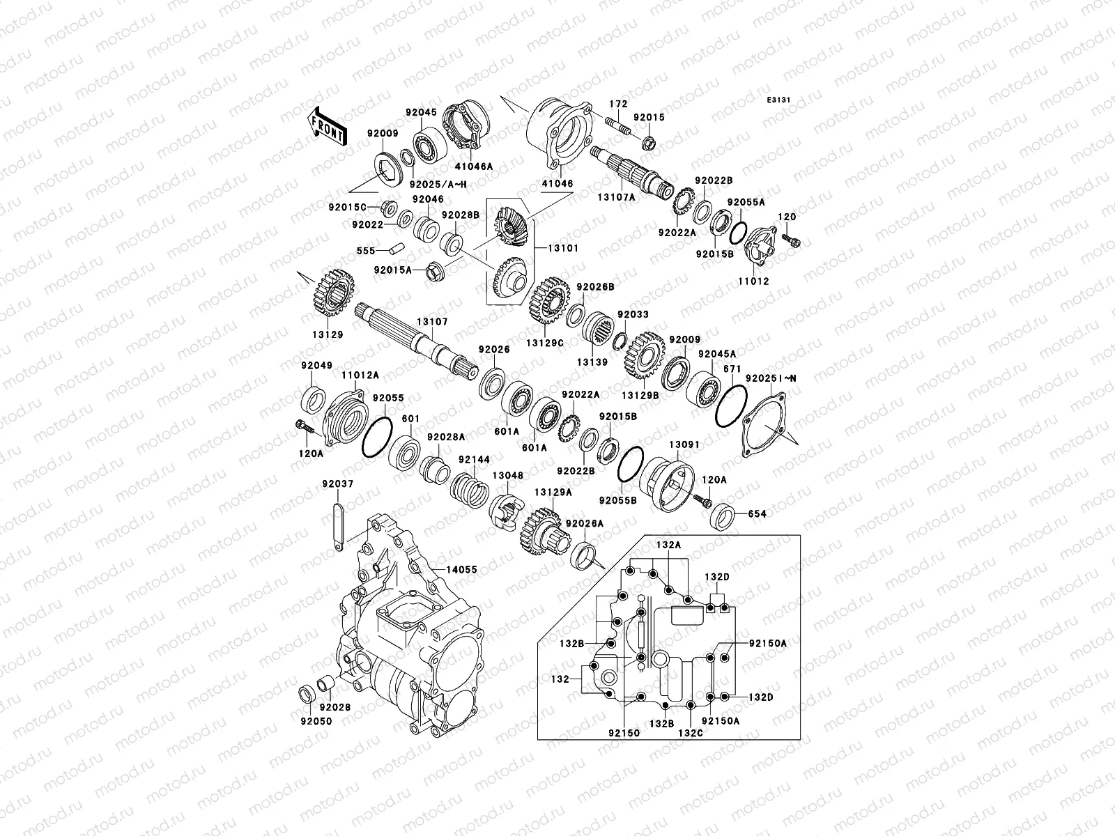 Front Bevel Gear
