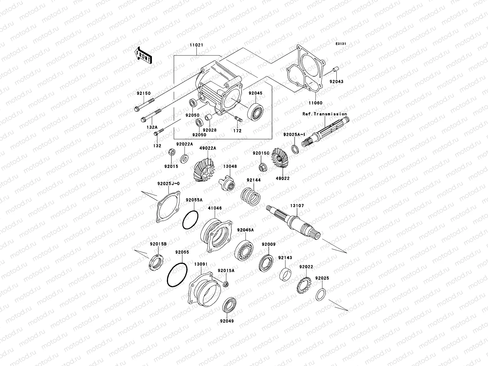 Front Bevel Gear