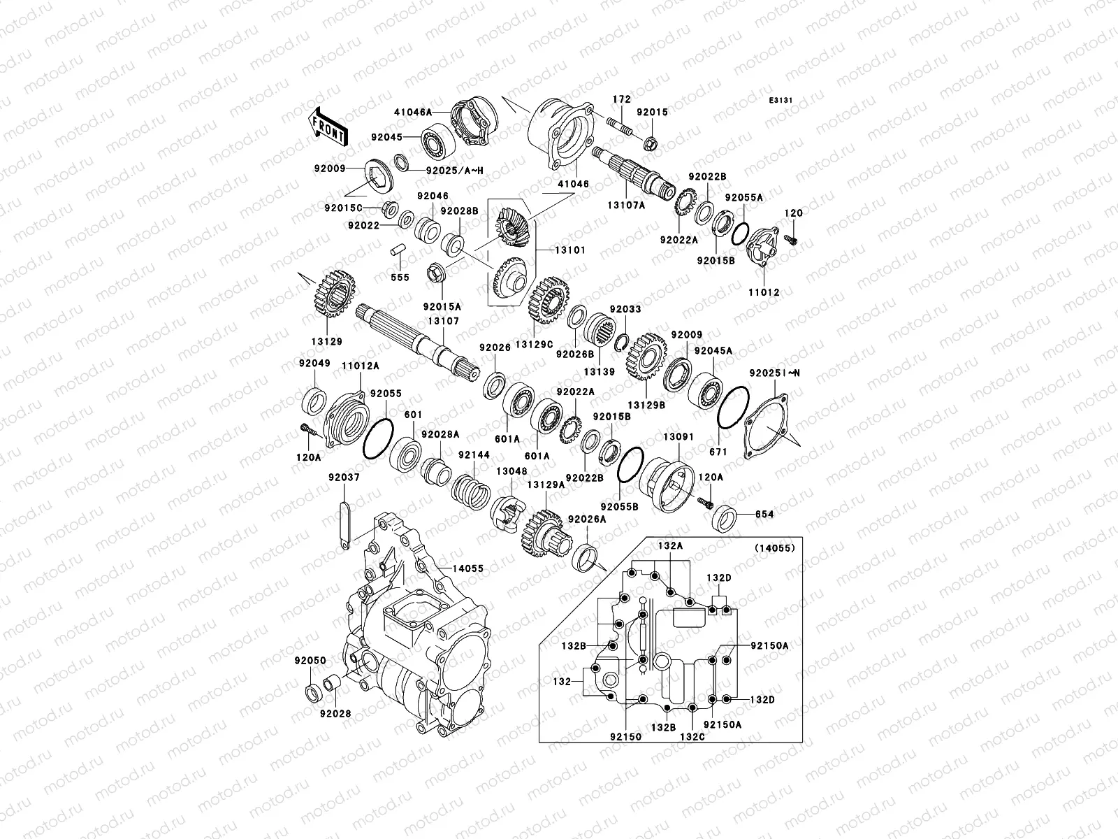 Front Bevel Gear