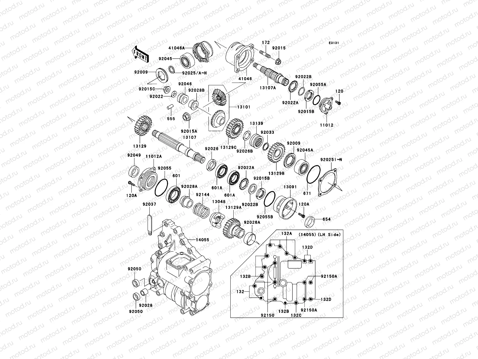 Front Bevel Gear