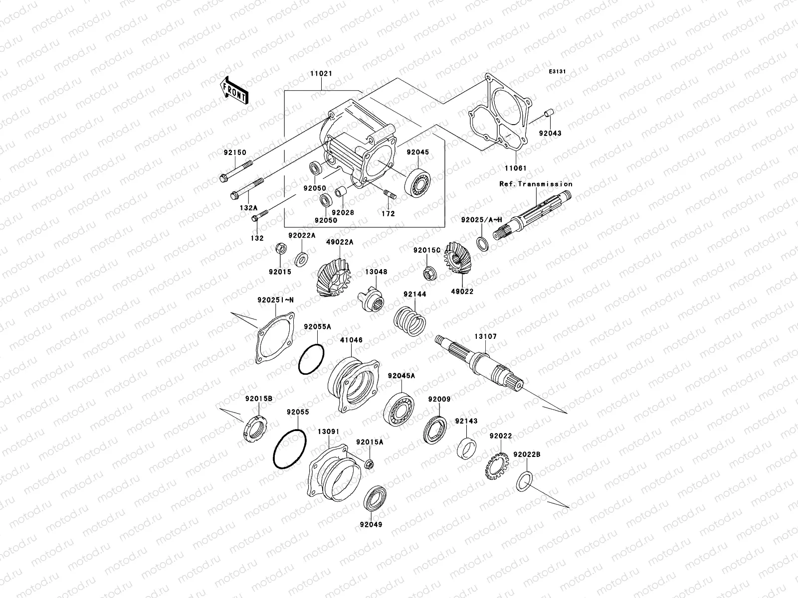 Front Bevel Gear
