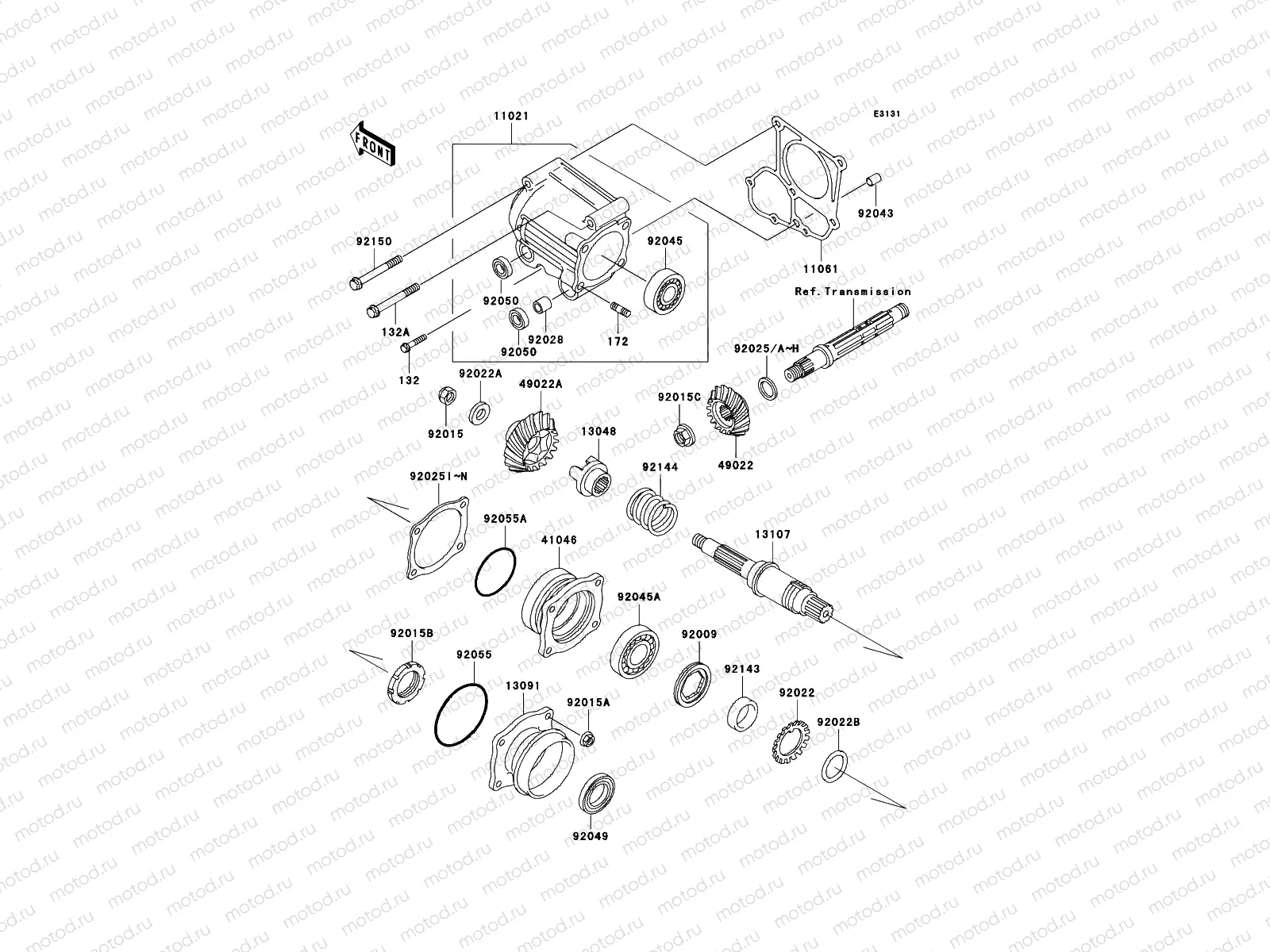Front Bevel Gear