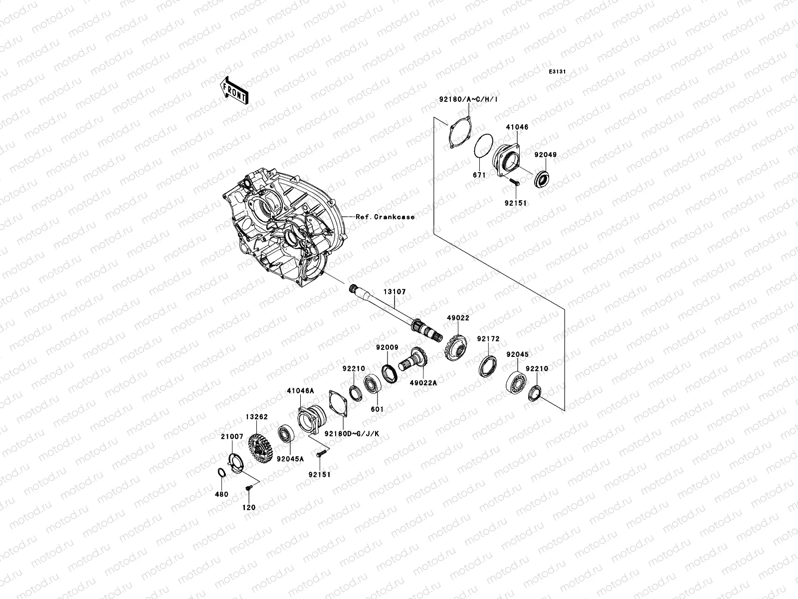 Front Bevel Gear