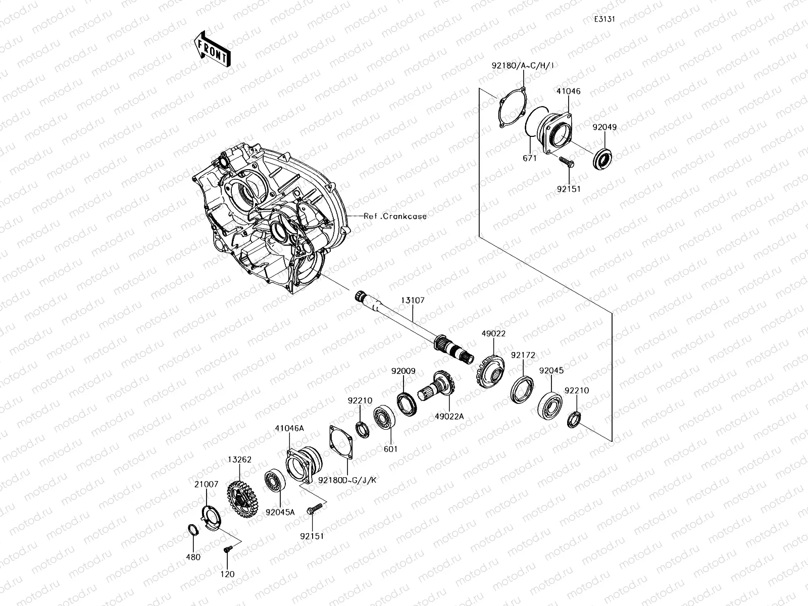 Front Bevel Gear