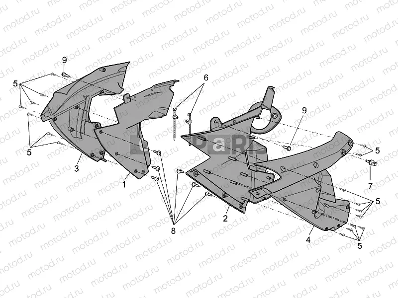 Front body - Duct