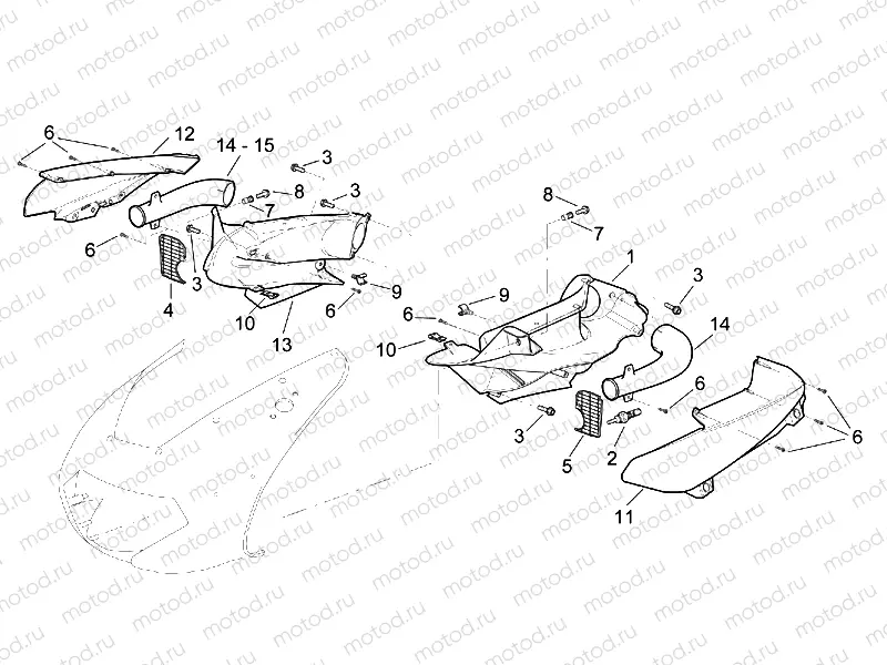 Front body - Duct