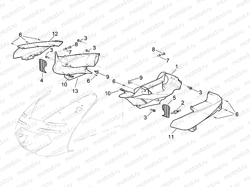 Front body - Duct