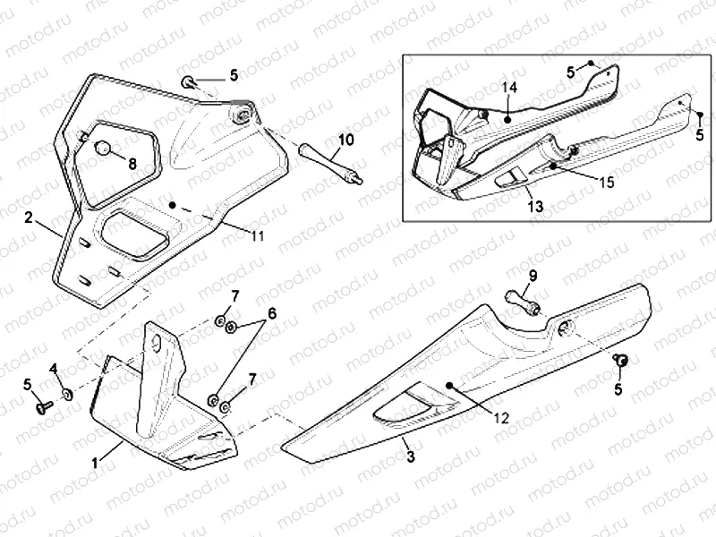 Front body - Fairings II