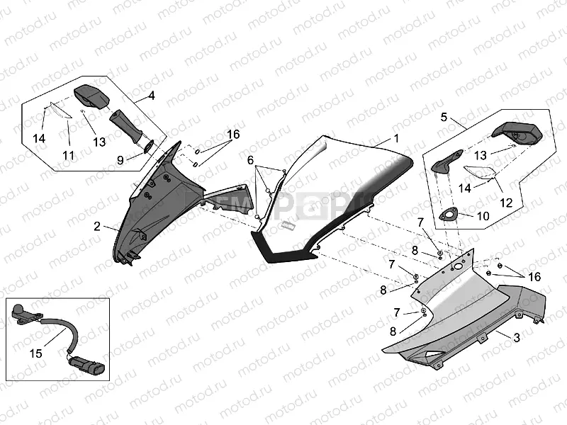 Front body - Front fairing