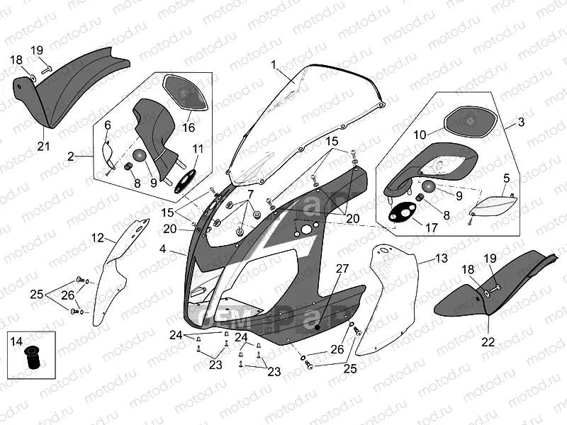 Front body - Front fairing