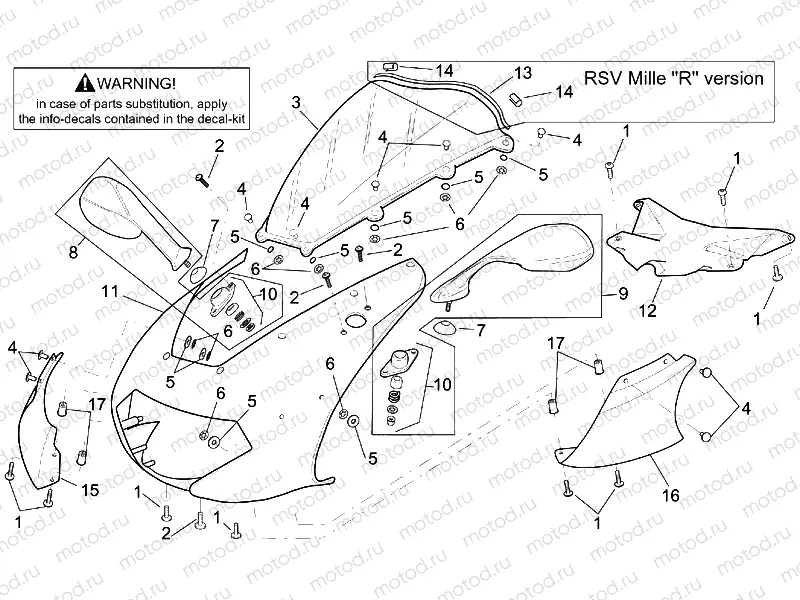 Front body - Front fairing