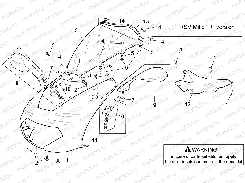 Front body - Front fairing